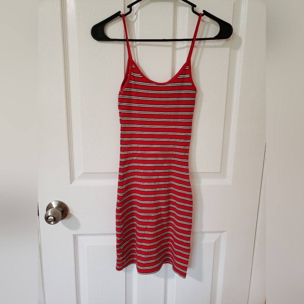 Brandy Melville striped red dress